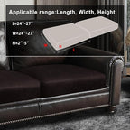 Leather Look Couch Cushion Covers Sofa Seat Slipcovers Sets Couches Furniture - Image 3