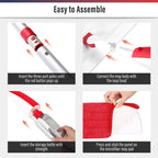 Spray Mop for Floor Cleaning, 2 Pack with Refillable Bottles & Pads
