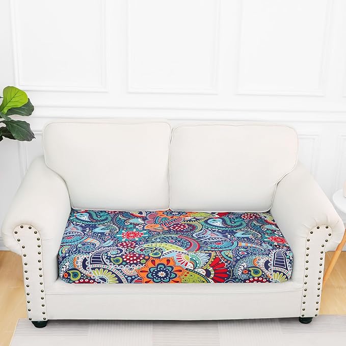 Smiry Printed Couch Cushion Covers, Stretch Soft Couch Covers by Smiry