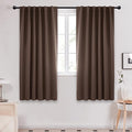 Deconovo Blackout Curtains, Thermal Insulated, W42 x L63 2 Panels, Back Tab by Deconovo