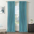 100% Blackout Shield Linen Blackout Curtains by 100BlackoutShield