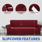 ZNSAYOTX 1 Piece Jacquard Couch Covers - Image 3