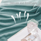 Exclusivo Mezcla Fleece Celadon Throw Blanket - Image 6
