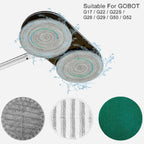 Electric Mop Pads Replacement Cleaning Scrubber Mop Pads, 6.3 inches