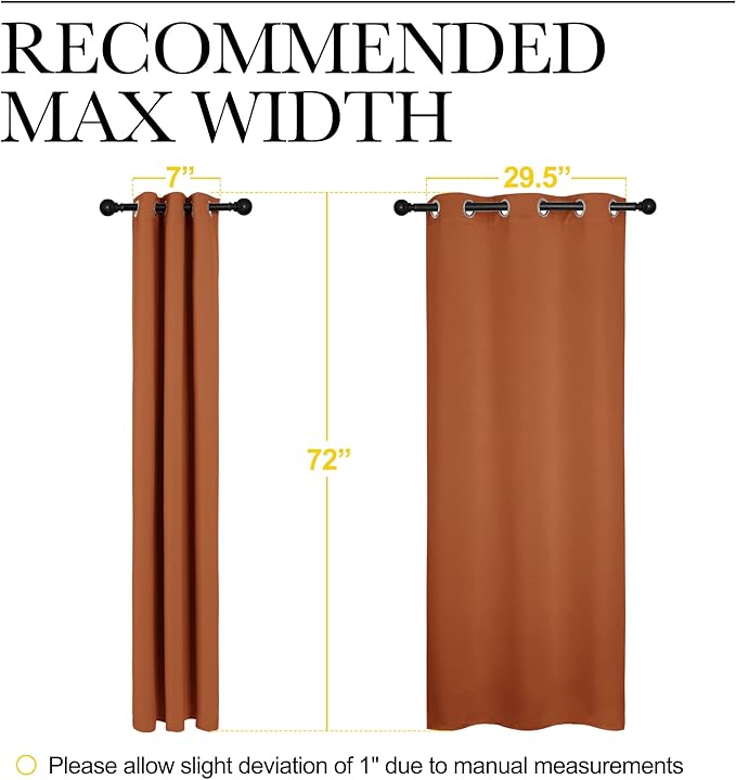 NICETOWN Blackout Curtain Panels - Image 7