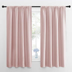 NICETOWN Blackout Curtains for Living Room, Blush Pink, 2 Panels, 42 by 63 by NICETOWN
