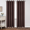 Joydeco Blackout Curtains 84 Inch Length 2 Panels Set, Thermal Insulated Long by JOYDECO