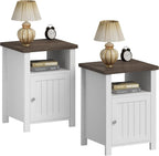 ChooChoo Farmhouse Nightstands with Storage