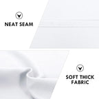 DWCN White Short Room Darkening Curtains - Image 6