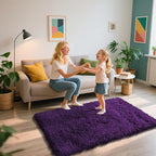 Shag Area Rug for Bedroom 3x5, Soft Fuzzy Rug Non-Shedding Indoor Plush Carpet - Image 6
