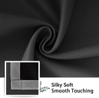 SimpleHome Black Ombre 100% Blackout Curtains - Image 7