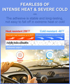 PHIXBEAR Double Sided Tape Heat Resistant Heavy Duty, 24 Pcs Adhesive Pads