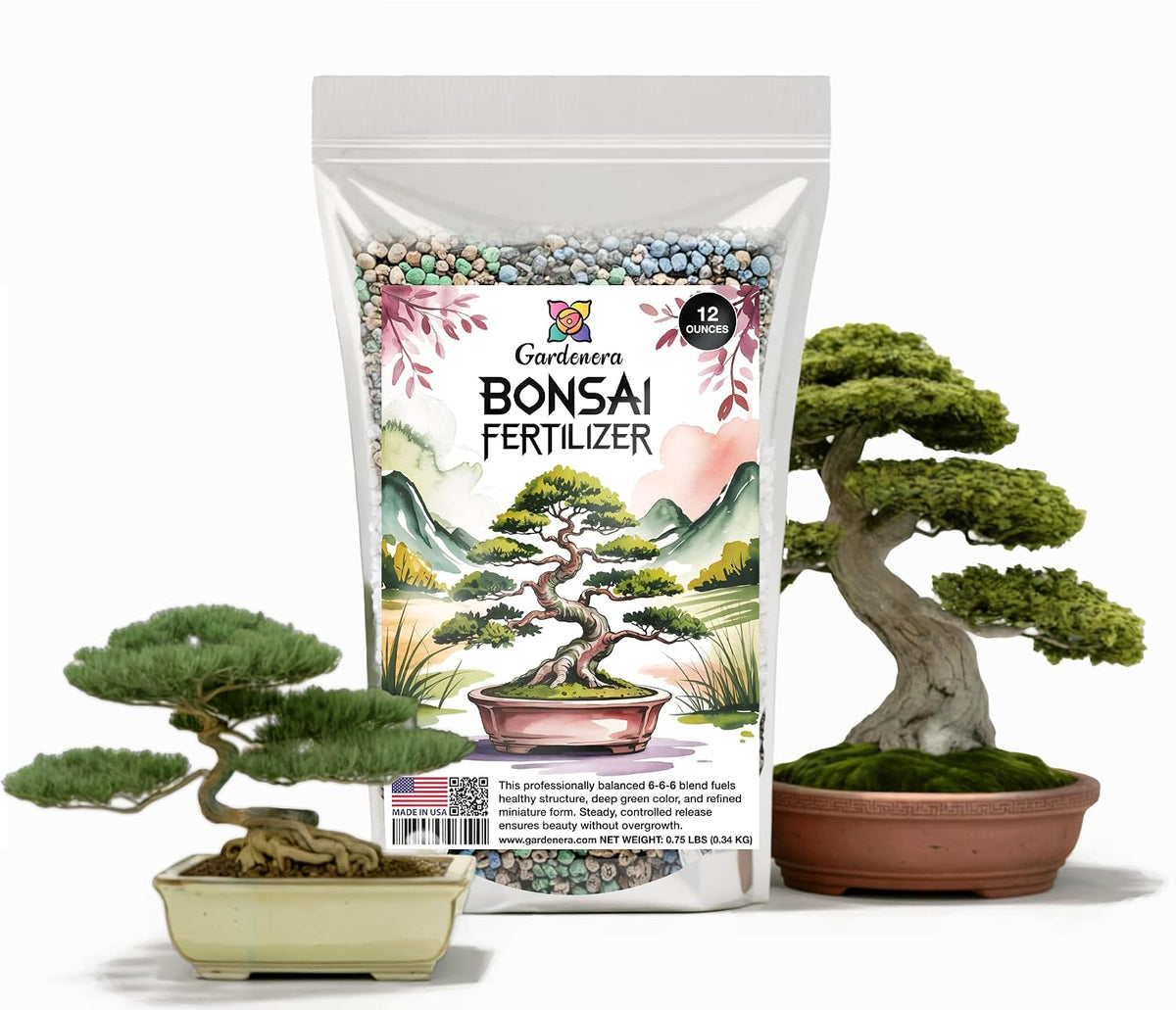 Gardenera 6-6-6 All-Purpose Professional Plant Food Fertilizer | Ideal for Winter Care & Spring Feeding, Perfect Balanced NPK for Indoor and Outdoor Plants [16 OZ]