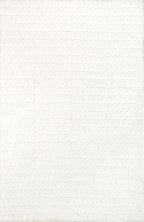 Nuloom Nia White/Ivory, Cozy Shag, Fluffy and Soft, High Traffic, Stain - Image 5