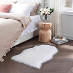 Small Faux Fur Rug 2x4 ft Ultra Soft Sheepskin Rugs Chair Sofa Cover Seat Pad - Image 8