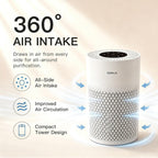 AZEUS HEPA Air Purifier 2-Pack, Quiet Operation for Bedrooms and Offices