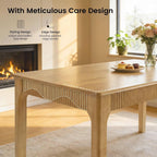 31.5" Solid Wood Dining Room Table,Rectangular Kitchen Real Wooden Table