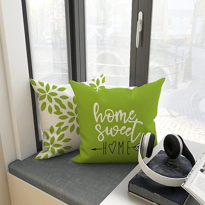 YCOLL Pillow Covers 16x16 Set of 4, Modern Sofa Throw Pillow Cover, Decorative - Image 3
