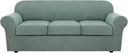 H.VERSAILTEX 4 Piece Stretch Sofa Covers by HVERSAILTEX