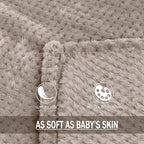 Exclusivo Mezcla Fleece Bed Blanket Twin Size, Super Soft and Warm Blankets - Image 8