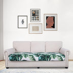 hyha Printed Couch Cushion Covers, Floral Sofa Covers Washable - Image 2