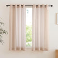NICETOWN Voile Sheer Curtains 63 inch Length, Grommet Soft Window Treatments by NICETOWN