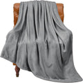 BEDELITE Fleece Blanket Grey Throw Blanket by BEDELITE