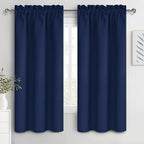 DWCN Navy Blue Blackout Curtains by DWCN