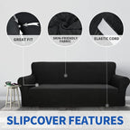 ZNSAYOTX 1 Piece Jacquard Couch Covers - Image 3