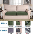 H.VERSAILTEX Super Stretch Individual Seat Cushion Covers Sofa Covers Couch - Image 2
