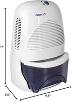 Ivation IVADM35 Powerful Mid-Size Thermo-Electric Dehumidifier - Quietly Gathers Up to 20 Ounces of Water Per Day - for Bath Room, Basement, Attic, Boats, Rv Ect - for Spaces Up to 2,200 Cubic Feet
