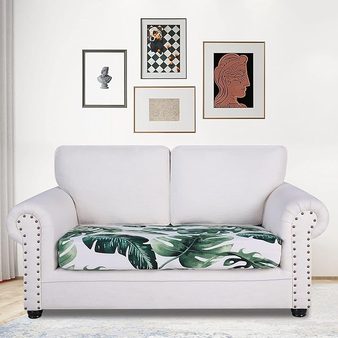 hyha Printed Couch Cushion Covers, Floral Sofa Covers Washable - Image 2