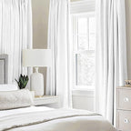 MIULEE 100% Blackout Linen Textured Curtains - Image 2