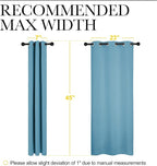 NICETOWN Thermal Insulated Curtains Blackout Draperies, Window Treatment Solid - Image 7