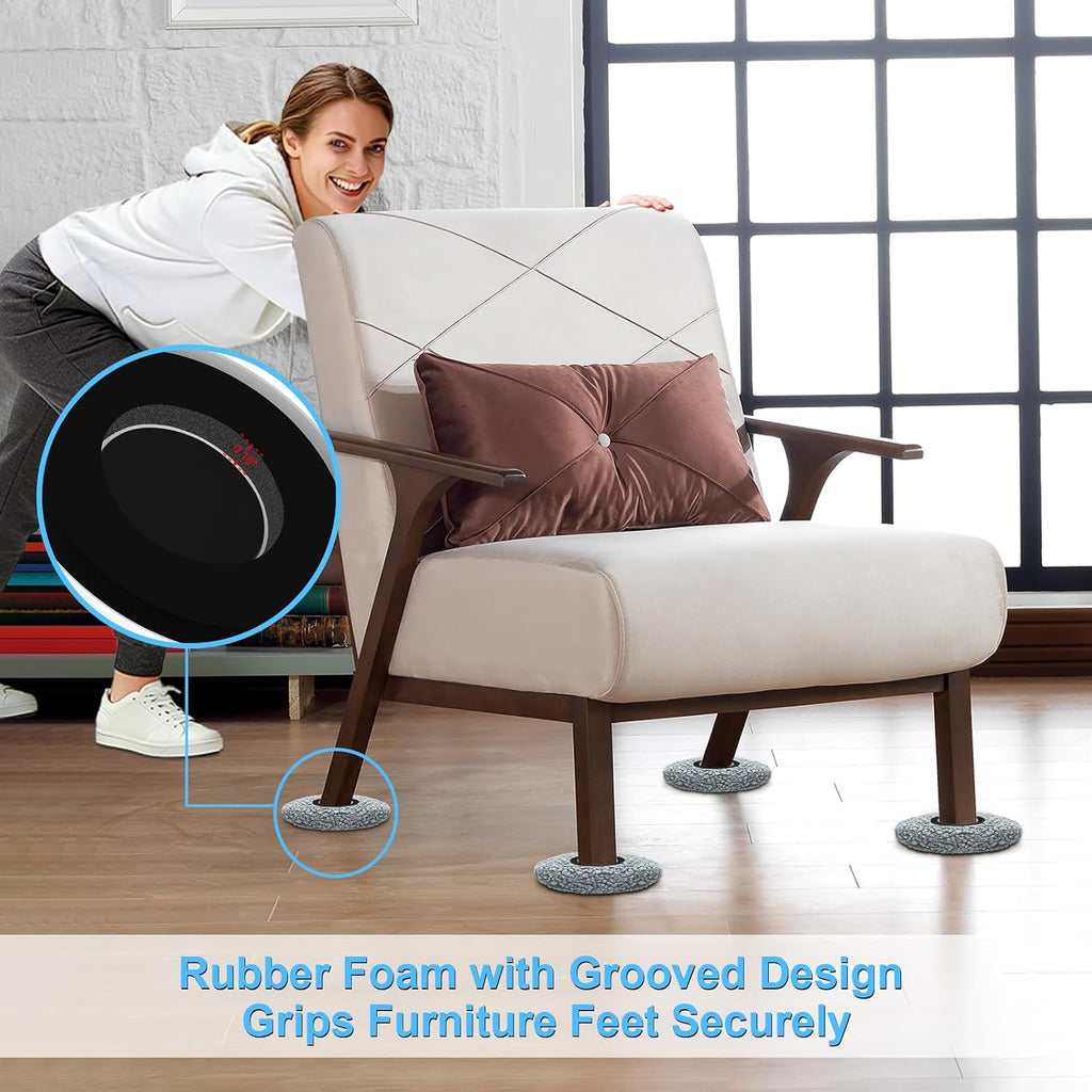 New Upgrade Furniture Sliders - Multi-Surface 3-in-1 Movers Sliders