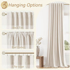 Guken 100% Blackout Curtains 40 Inch Wide by 84 Inch - Image 6