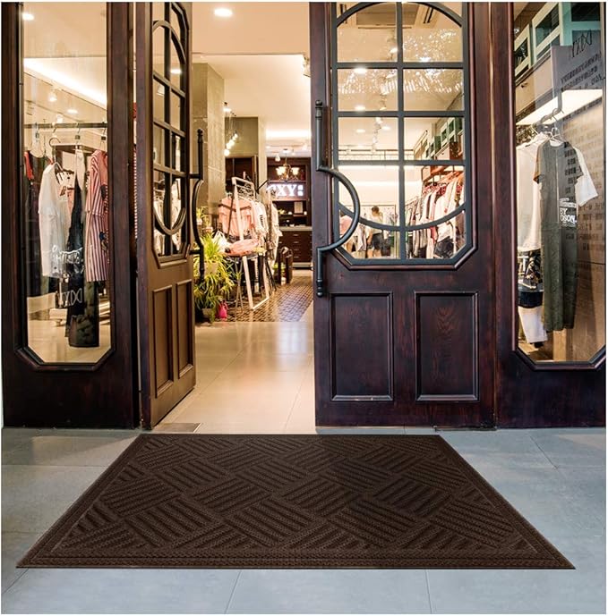 Mibao Front Door Mat, Dirt Trapper Welcome Mat - Image 6