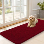 OLANLY Dog Door Mat for Muddy Paws 47x20, Absorbs Moisture and Dirt, Absorbent by OLANLY