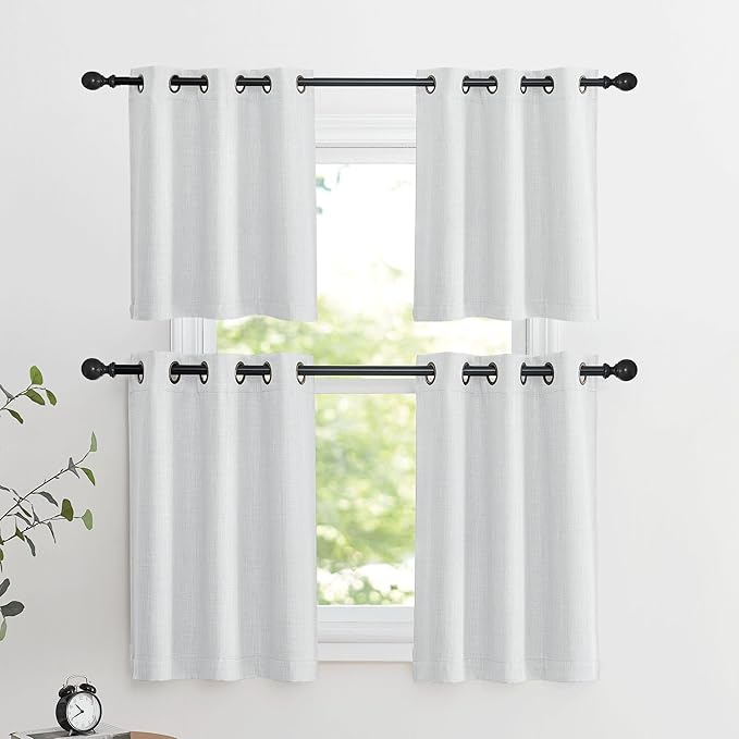 NICETOWN Farmhouse Blackout Small Curtains - Image 7