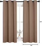 NICETOWN Window Draperies Room Darkening Curtain Panels, Window Treatment - Image 9