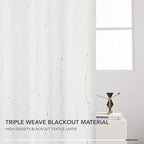 Deconovo Room Darkening Curtains, 38 x 90 Inch Drape - Image 5