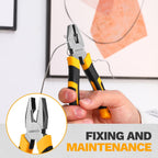DEKOPRO 86PCS Tool Set Household DIY Tool Kit with Storage Toolbox, Small Compact Hand Tool Box Set for Home Use, DIY, Apartment, Office & Home Repair, Orange