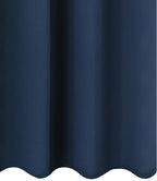 LEMOMO Navy Blue Blackout Curtains 42 x 54 Inch Length Set of 2 Panels Grommet - Image 9