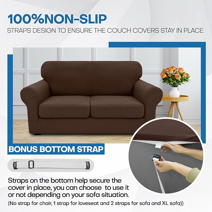 XINEAGE 2026 New 4 Pieces Couch Covers - Image 5