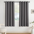 NICETOWN Room Darkening Draperies Curtains Panels, 2 Panels Grey W52 x L72 by NICETOWN