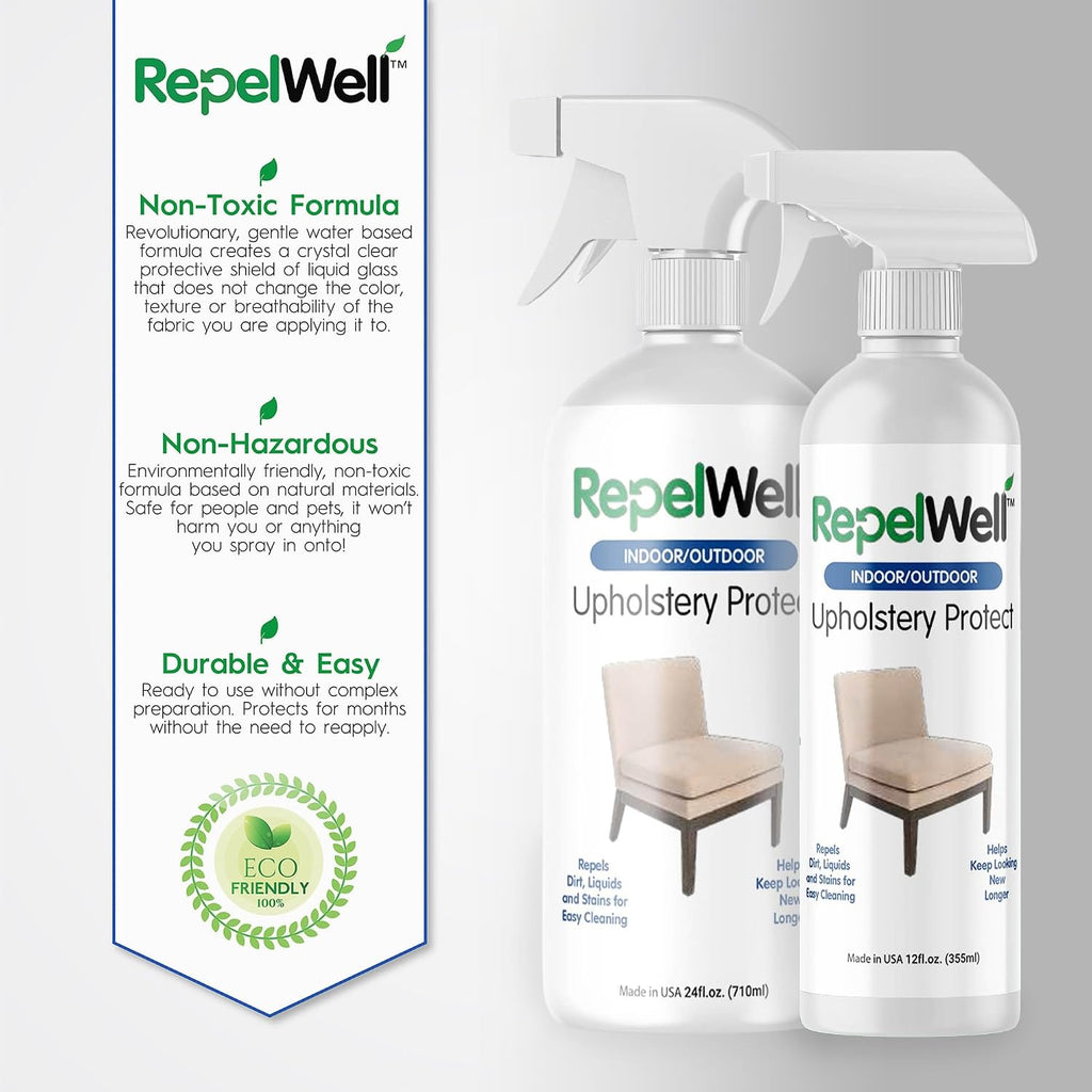 Non Toxic Fabric Protector Spray for Upholstery & Furniture, 24 oz