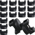 Yookeer 15 Pcs Magnetic Zip Tie Mount Cable Clips Black, 22 mm