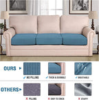 H.VERSAILTEX Super Stretch Individual Seat Cushion Covers Sofa Covers Slipcover - Image 2