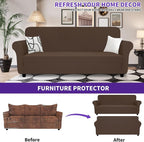 ZNSAYOTX Super Stretch Sofa Cover, New Striped Sofa Covers Fitted Slipcovers - Image 2