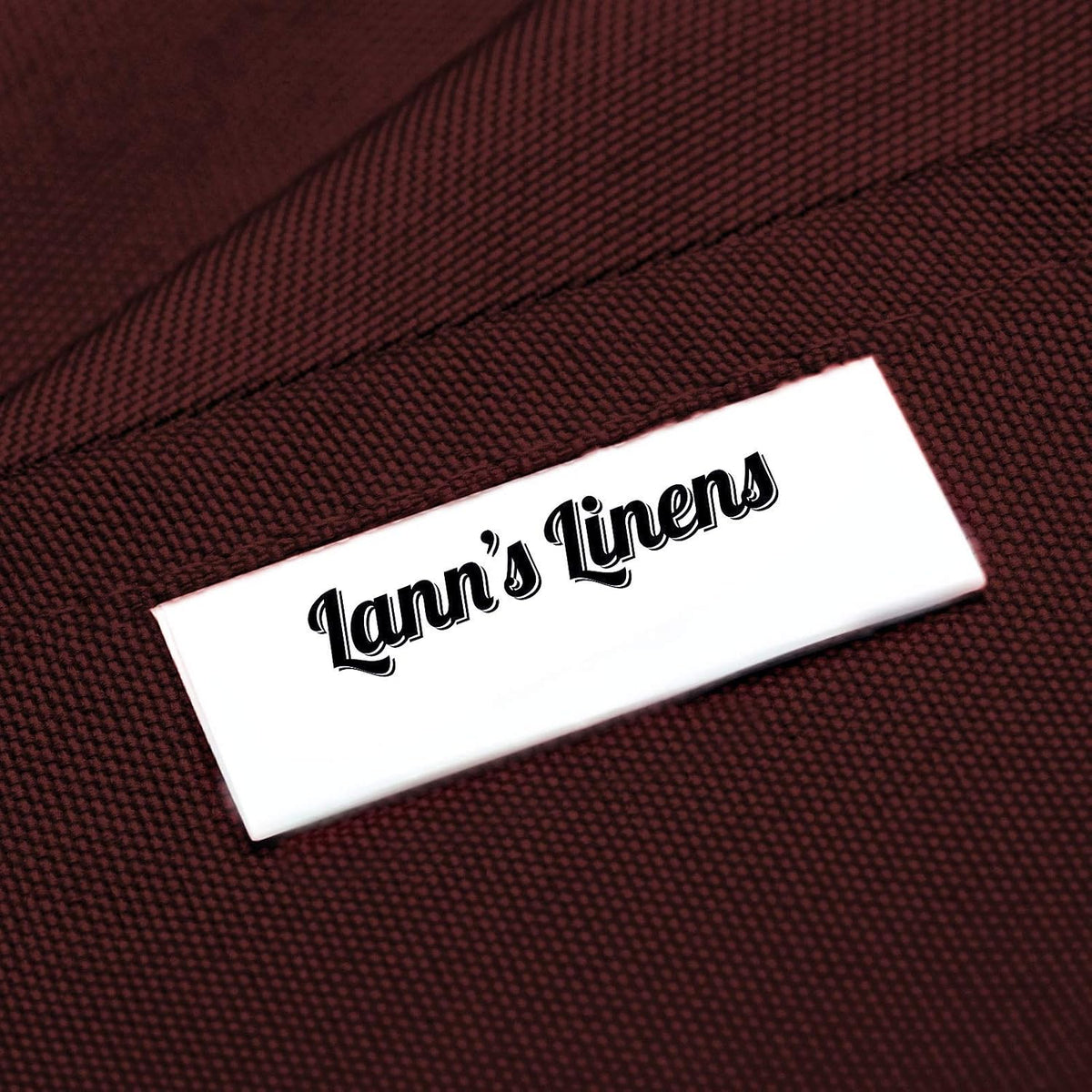Lann's Linens - 4' Premium Fitted Tablecloth for 48" x 24" Rectangular Table - Wedding/Banquet/Trade Show - Polyester Cloth Fabric Cover - Burgundy